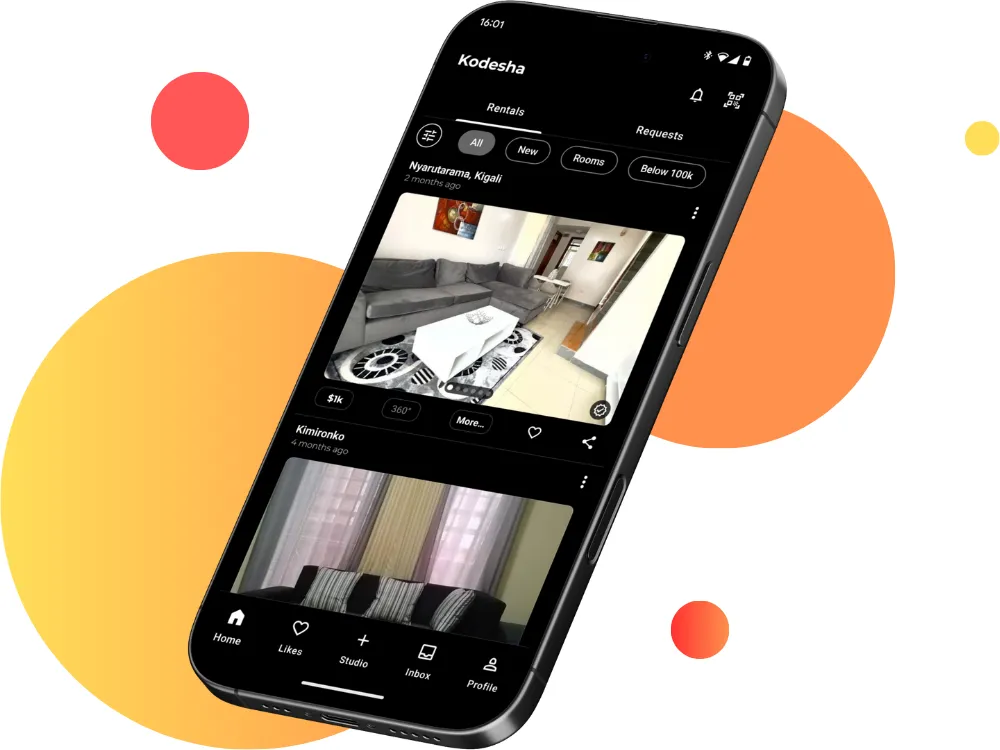Kodesha, a rental app built by Kigalithm